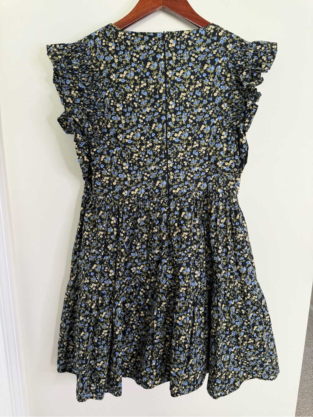 English Factory Floral Ruffle Mini Dress Size Small - Picture 4 of 8
